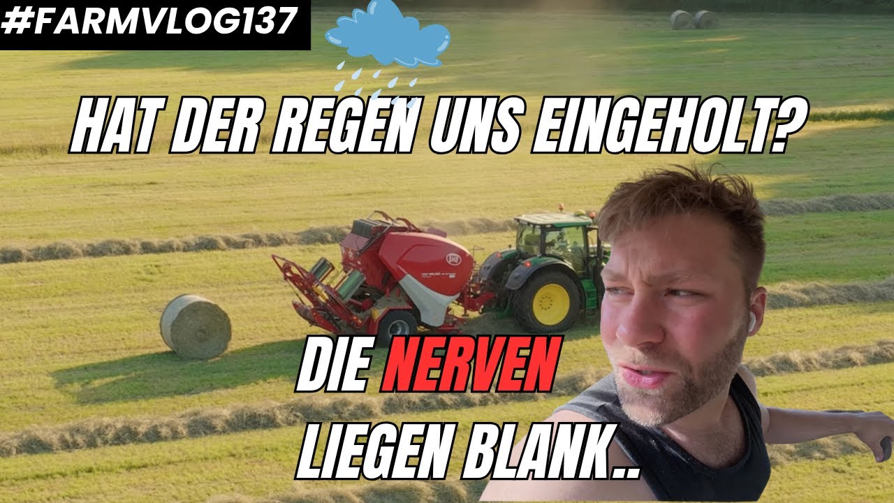 Das Wettrennen gegen den Regen.. HEUERNTE 2025 FARMVLOG #137