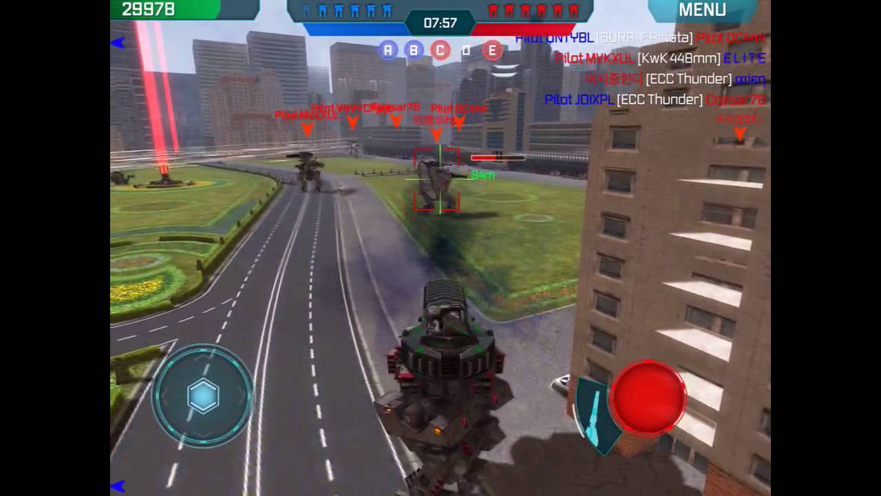 War Robots Schutze gameplay: ECC Thunder