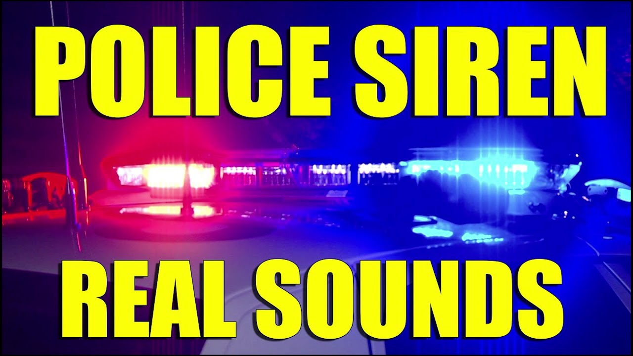 police siren sound effect