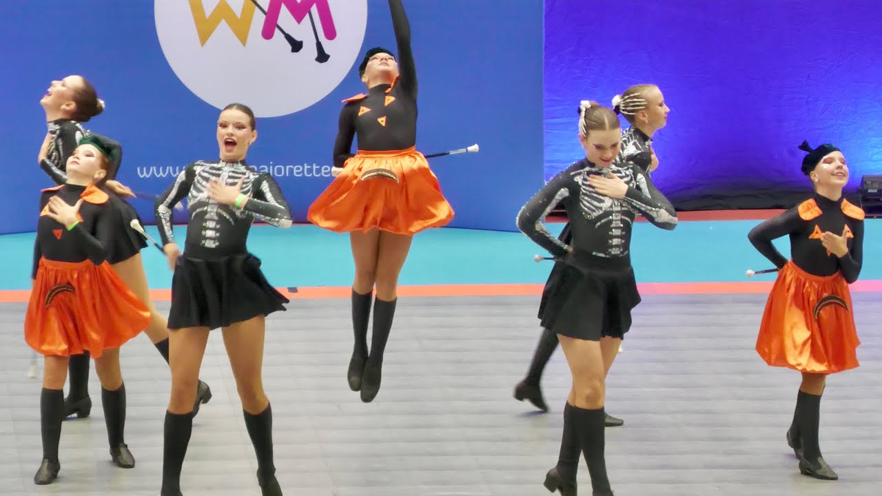 Majorettes *PREZIOSO Sokol Blatna* baton mini  / Mažoretky- Ostrava 2025 WM Championship
