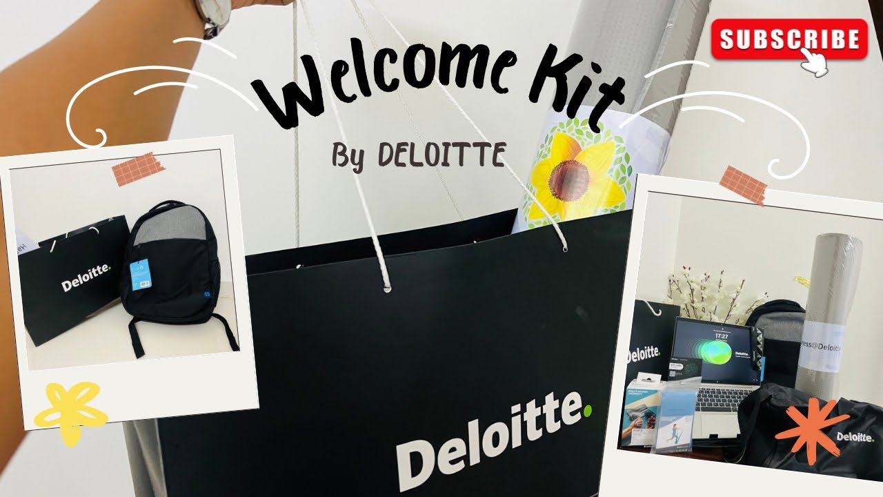 DELOITTE INDIA Welcome Kit | Pune | Decathlon Goodies😱 #welcomekit #deloitte #decathlon 