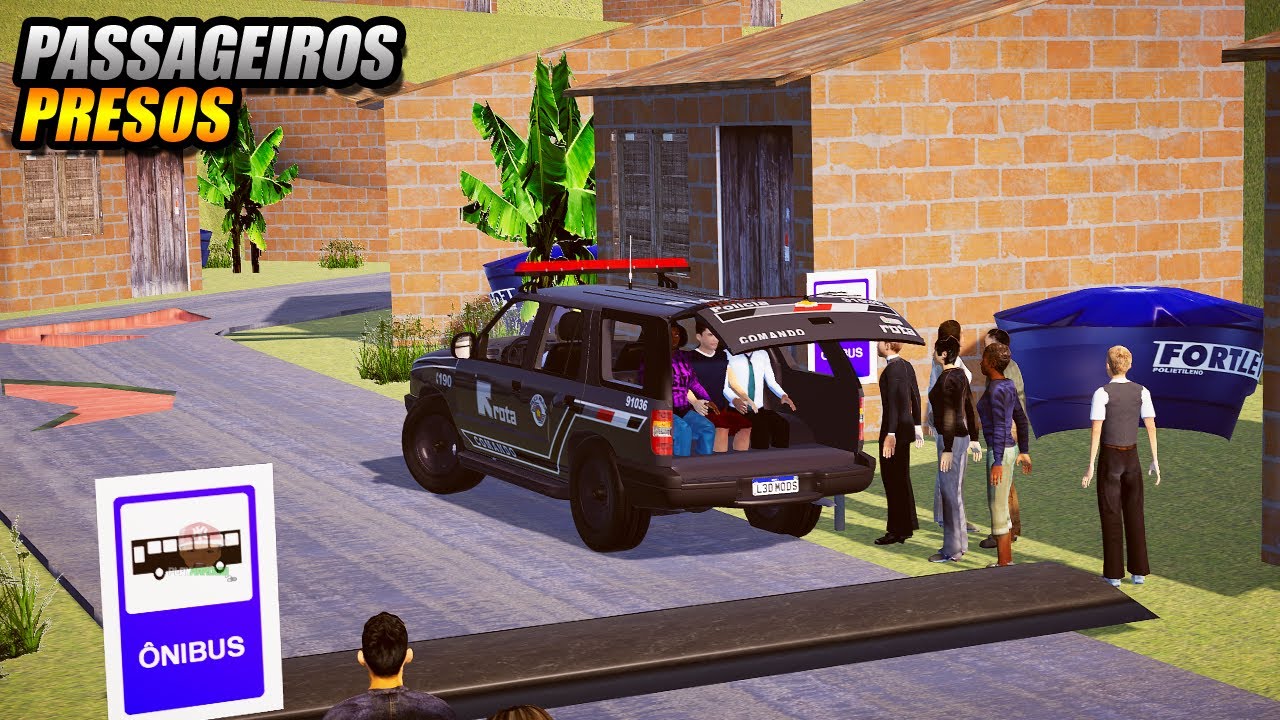 PASSAGEIROS FORAM PRESO PELA POLICIA !!! PROTON BUS SIMULATOR - G27