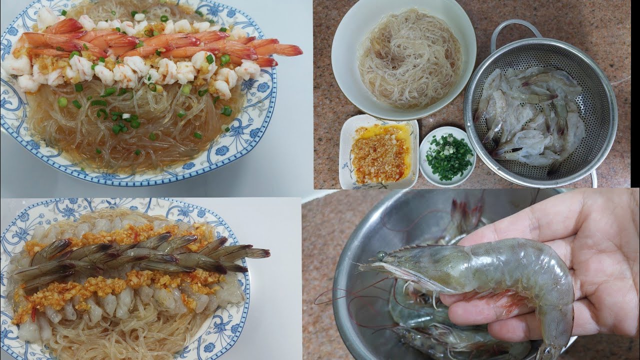 masakan hongkong itu sangat mudah simpel so'on stim udang bawang putih cincang@liyamenul