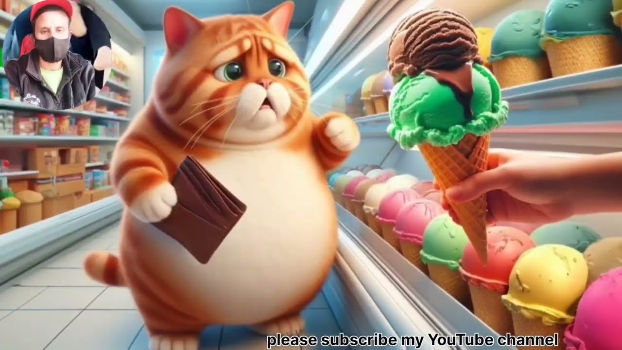 POOR CAT DREAM ICE CREAM 🍦