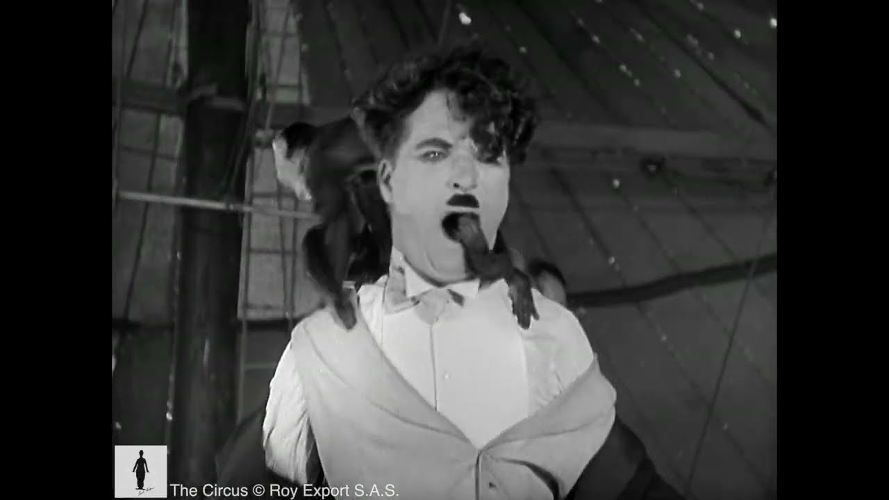 Charlie Chaplin on the tightrope - The Circus (1928)