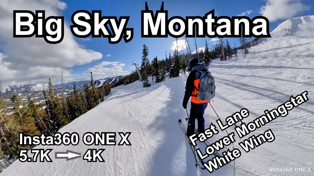 Big Sky, Montana - Fast Lane, Lower Morningstar, White Wing