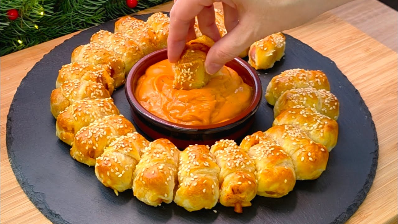 Hast du Bl&auml;tterteig & W&uuml;rstchen? Dieser Snack ist der Hit an Silvester!