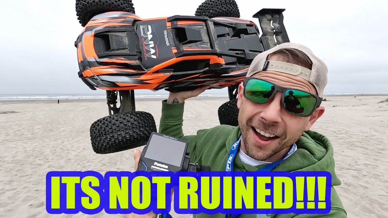 ****$2k Traxxas XRT 8s AT THe Salty BEach! HOW TO PROTECT YOUR RC CAR FROM RUST!!