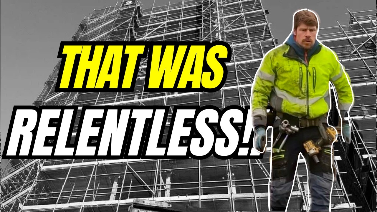One of The TOUGHEST Weeks I've Had In A While!!! BUT I F**KING Love It!!! | Scaffolding On Your Own