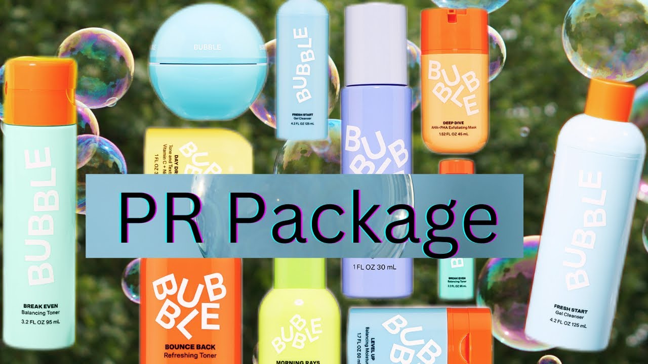 Unboxing Bubble Skincare PR Box