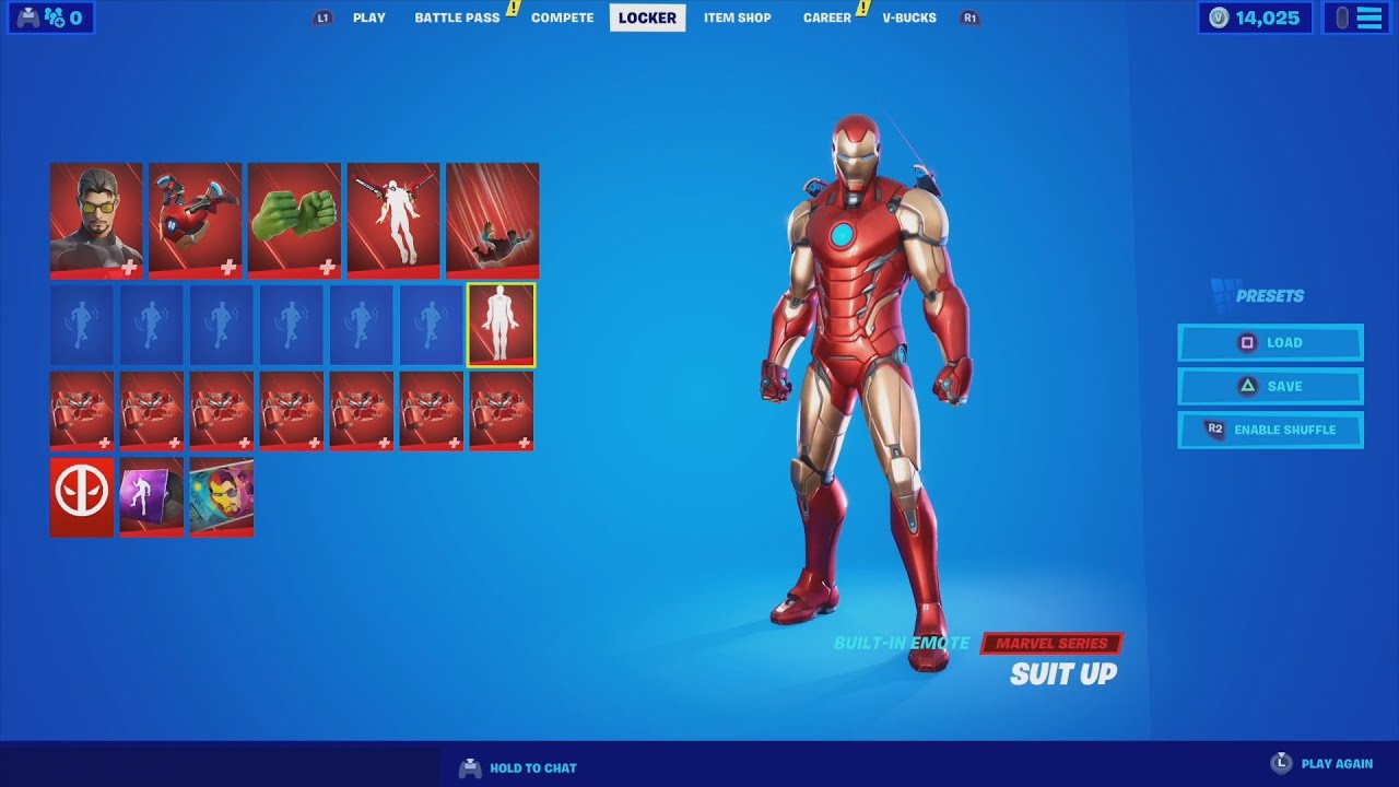 Unlocking IRON MAN (Tony Stark) ALL 100 BattlePass Tiers 100% UNLOCKED!! NEW Fortnite Marvel Season!
