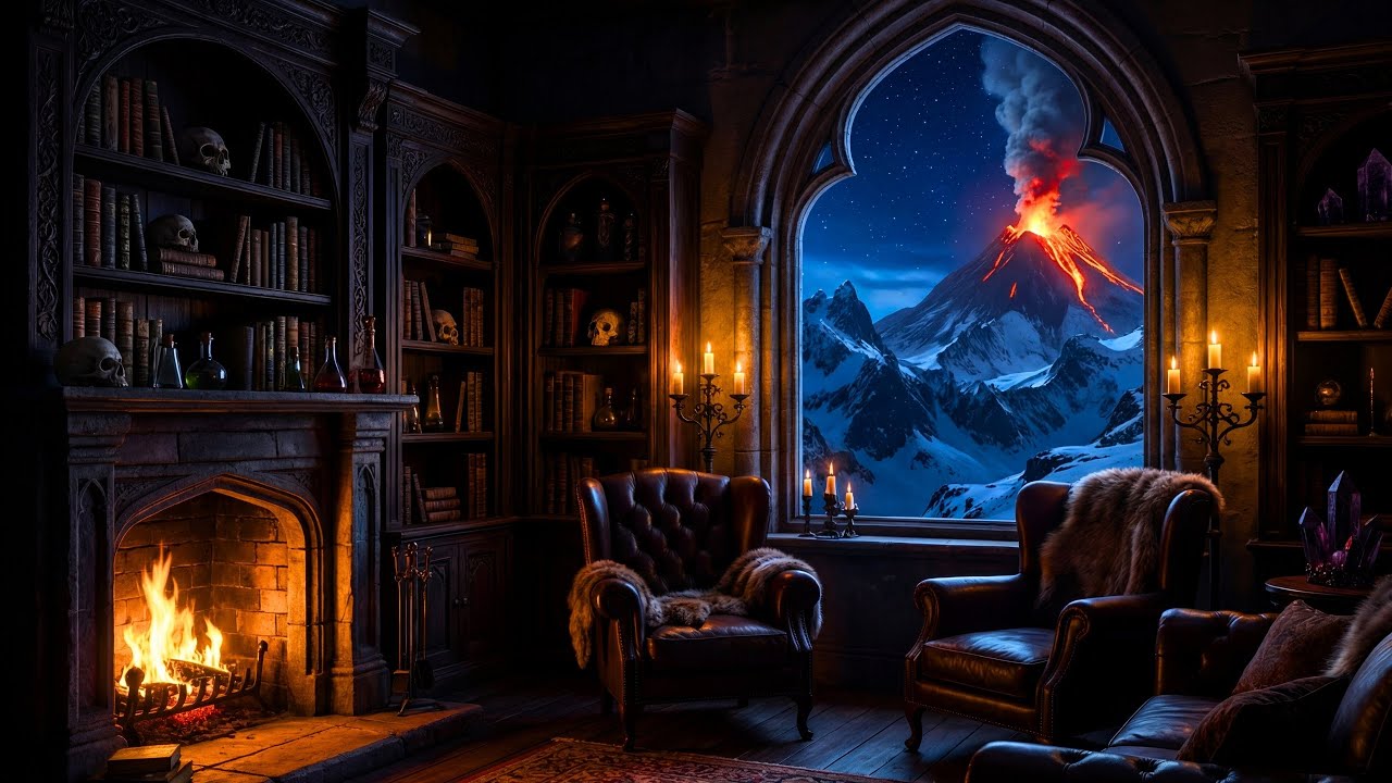 Cozy Wizard's Study | 3 Hours of Medieval Celtic Music & Fantasy Ambience for Work & Good Vibes