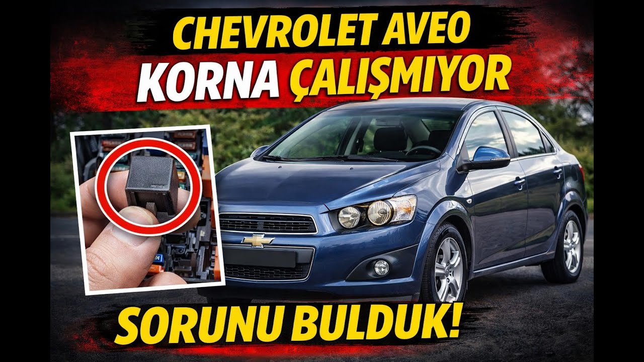 İz Sürüp Arıza Bulmak - Chevrolet Aveo Korna Çalışmıyor! Sorun: Sigorta Kutusundaki GİZLİ Röle 🚨