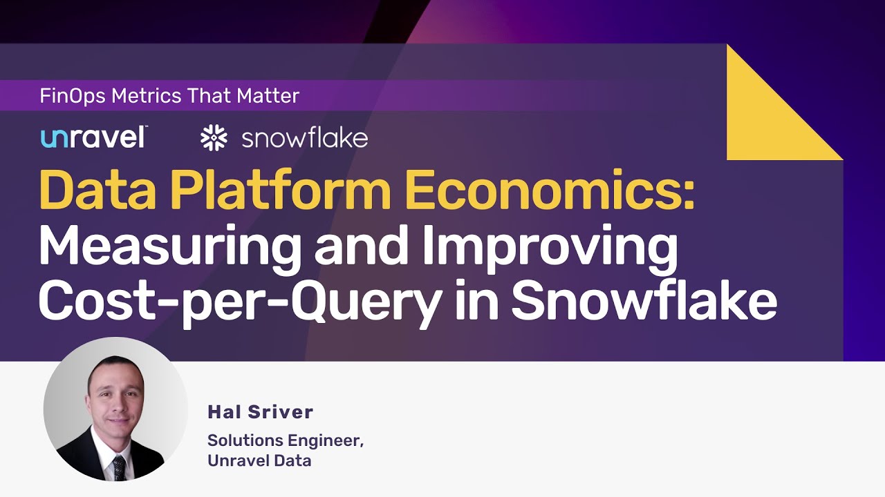 Data Platform Economics: Measuring and Improving Cost-per-Query in Snowflake