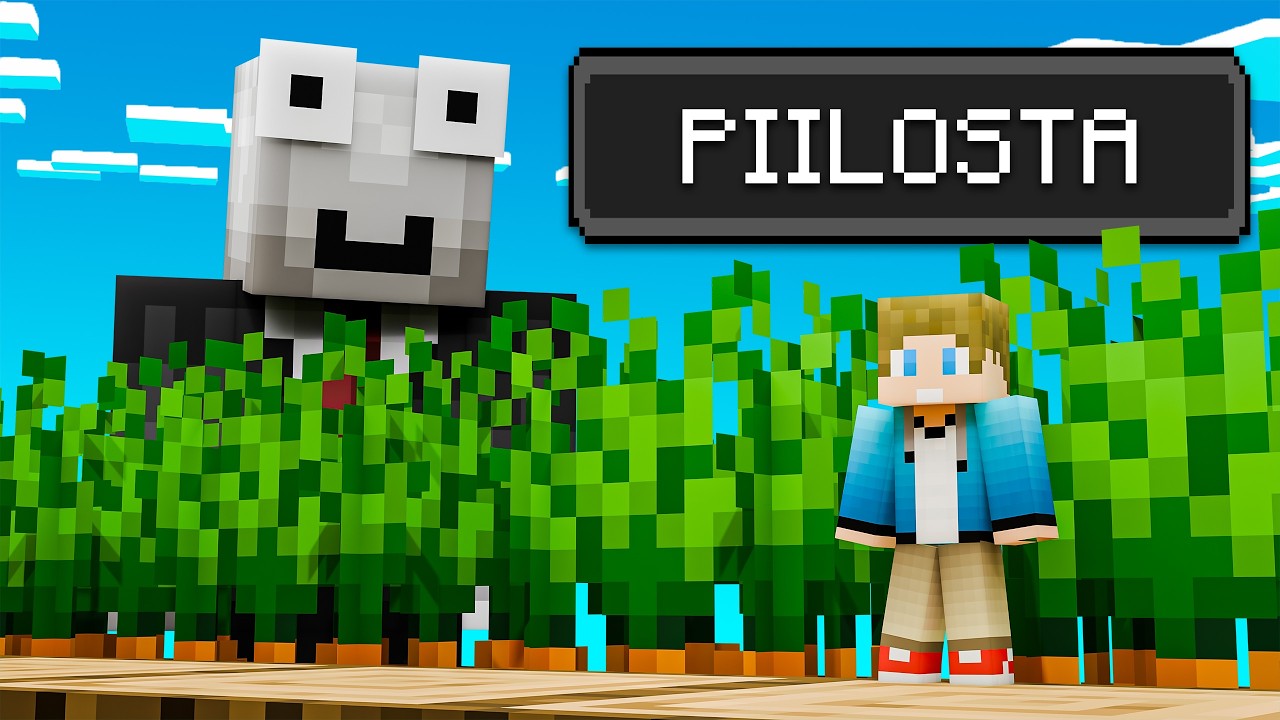 Minecraft piilosta, MUTTA meidän koko on SATUNNAINEN!