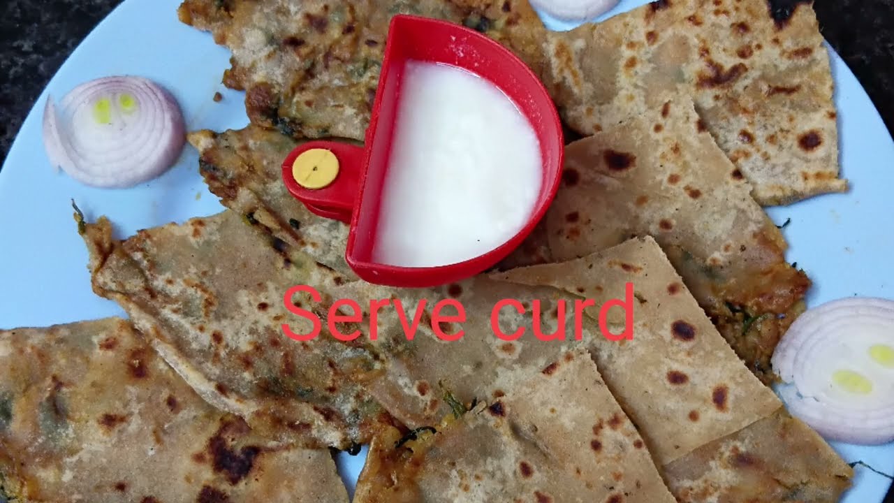 Idi curd tho thinte chala baguntudi...ade Aloo Paratha.😂😋