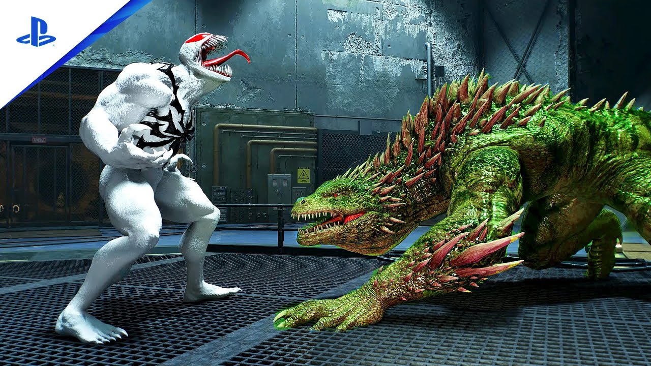 Marvel's Spider-Man 2 New True Anti Venom Form vs Lizard Jr, What If? Full Battle