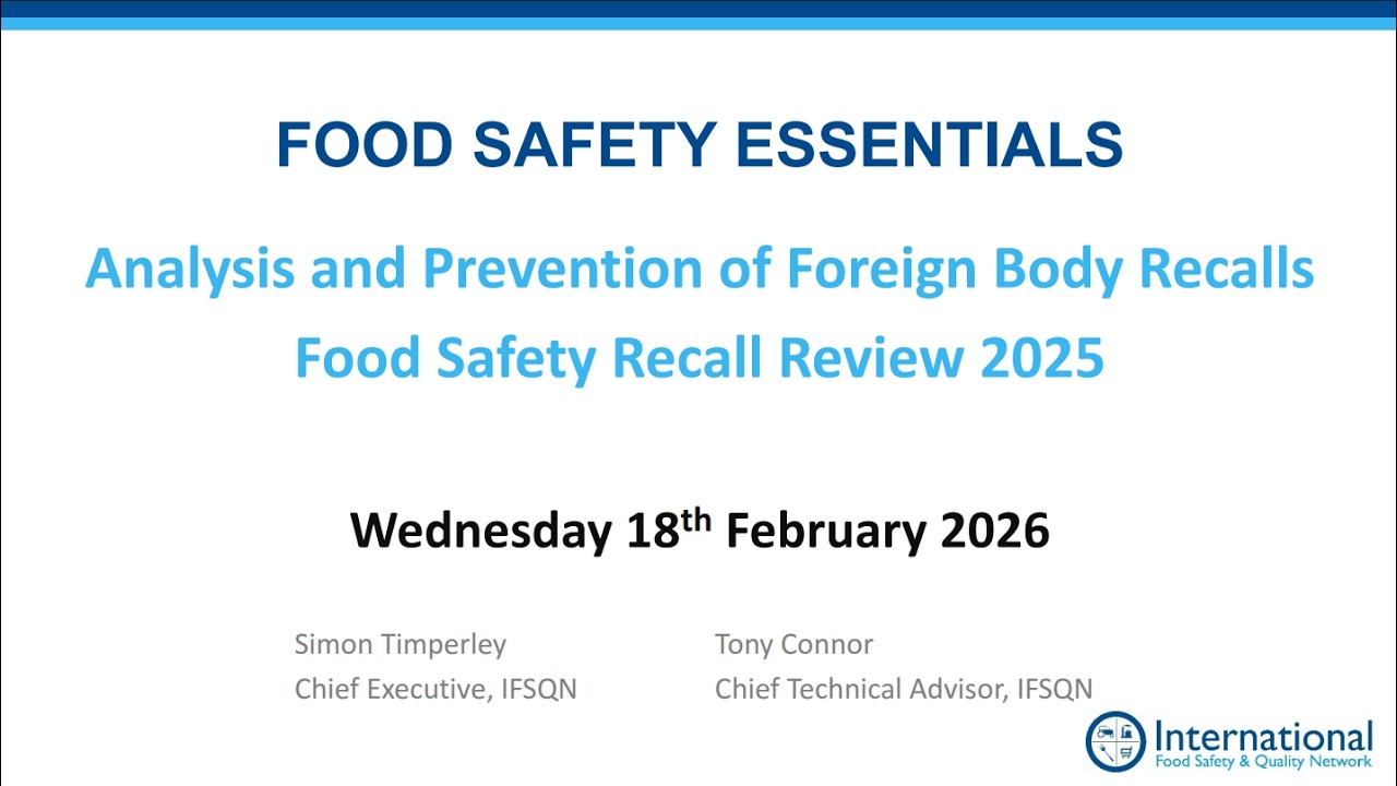 Analysis and Prevention of Foreign Body Recalls