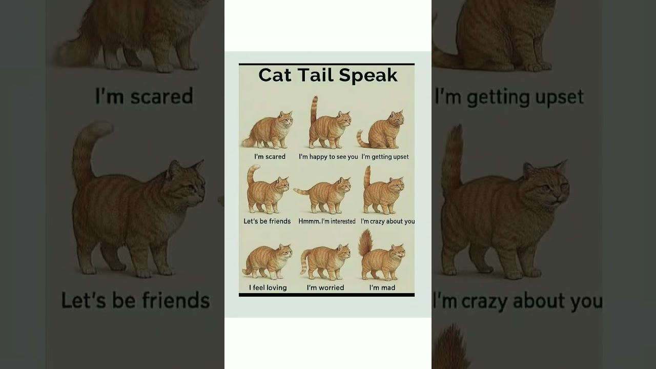 Different meanings of cat's tail 