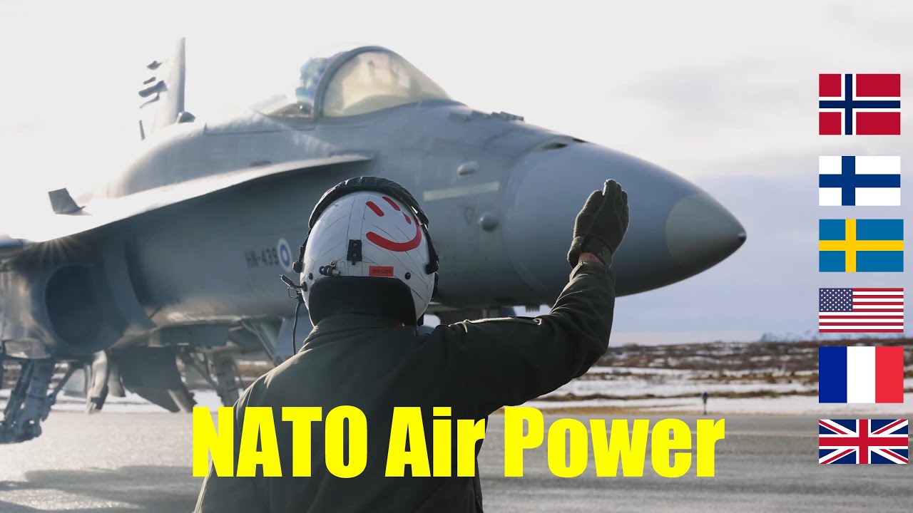 Squadrons of allied aircraft Deploy to Defend Norway -  Exercise