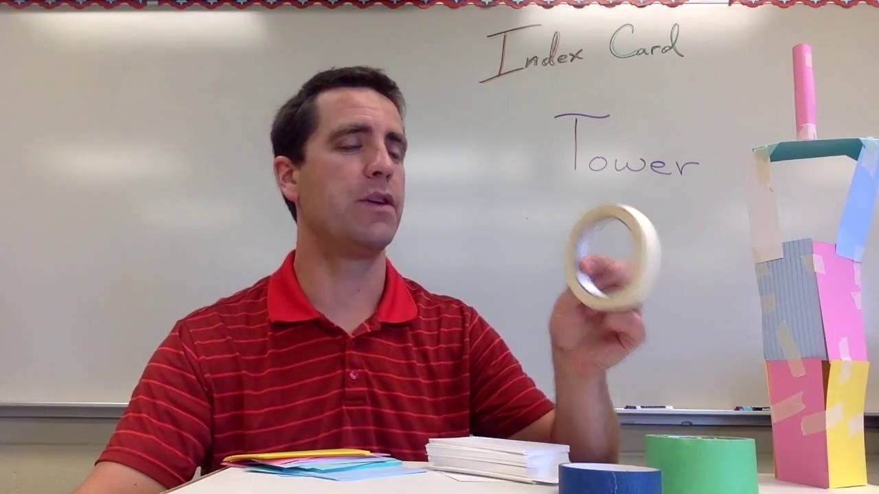 Index Card Tower (STEM Activity)