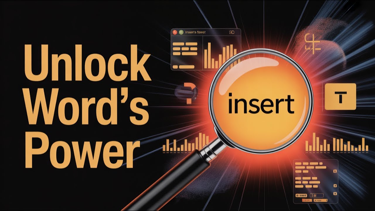 MS Word INSERT Tab Secrets Revealed by Experts