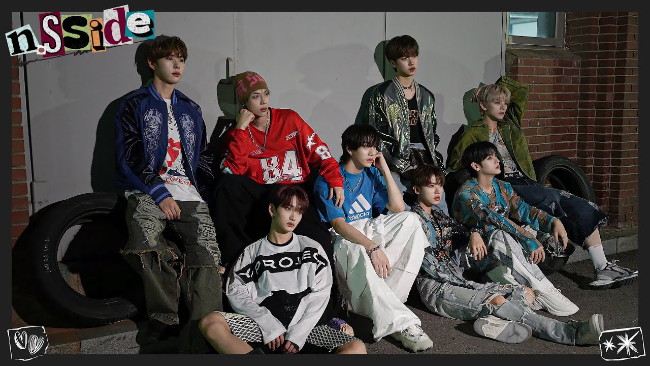 [n.SSide] n.SSign(엔싸인) 2nd Mini Album Repackage 'Tiger' Jacket Photoshoot Behind