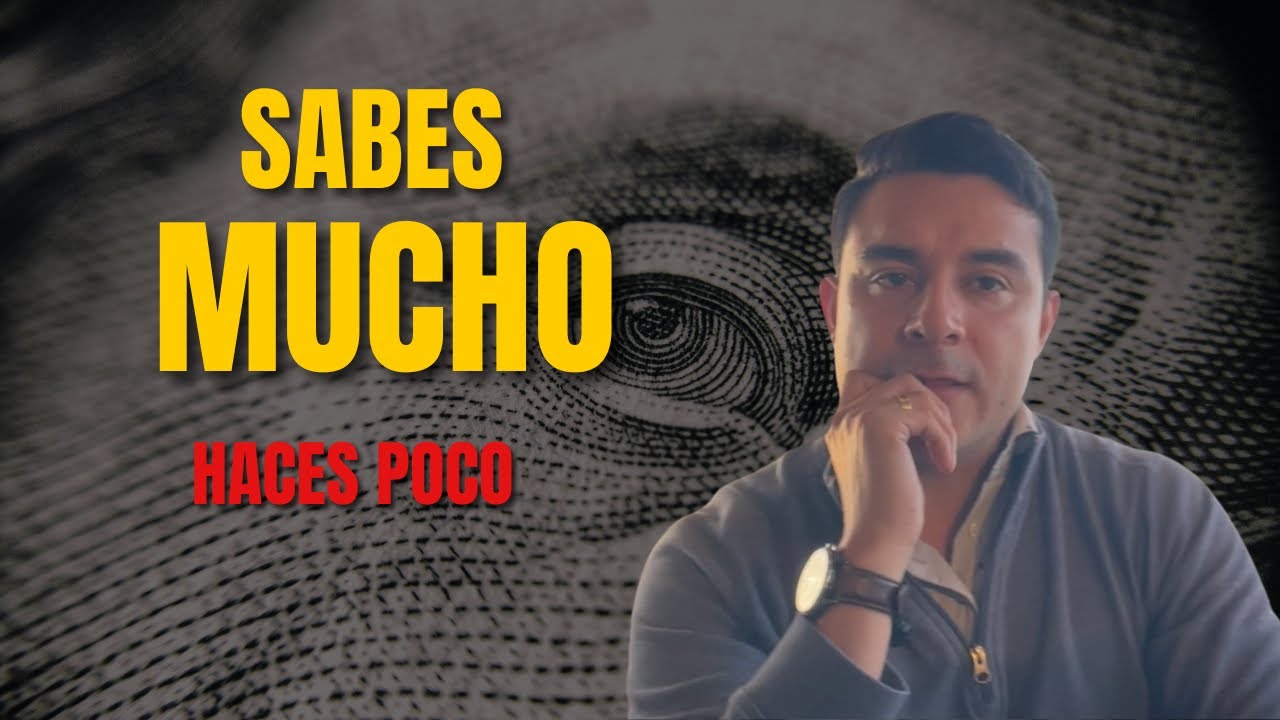 No te falta inteligencia. Te sobra conocimiento.