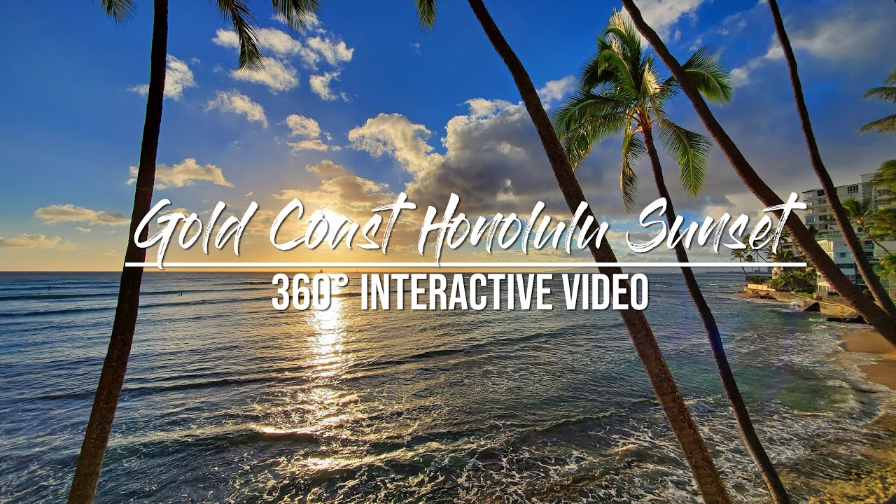 Gold Coast Honolulu Sunset - 360° Hawaii