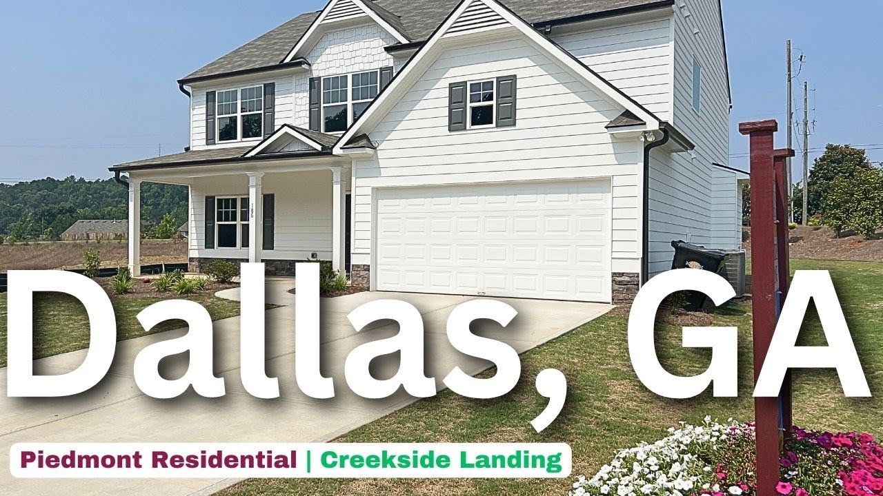 Tour a New Model Home in Dallas, GA | Piedmont Residential | Graham Floor Plan | 4 beds 2.5 baths