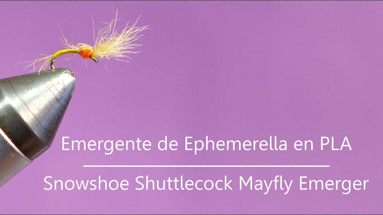 Montaje de una Emergente de Efemerela con Tórax Naranja y Saco Alar de PLA