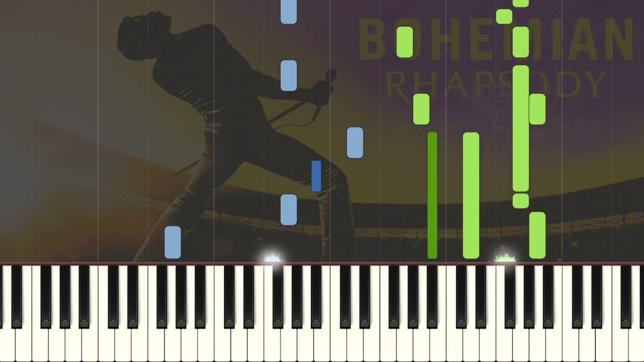 Bohemian Rhapsody - Piano Ballad - Piano Tutorial (Intermediate)