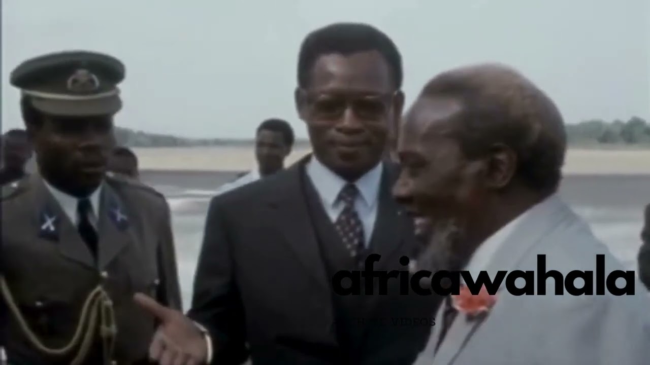 Historical Meeting Mobutu Sese Seko in Mombasa for Talks with Mzee Jomo Kenyatta 1974 #kenya #zaire