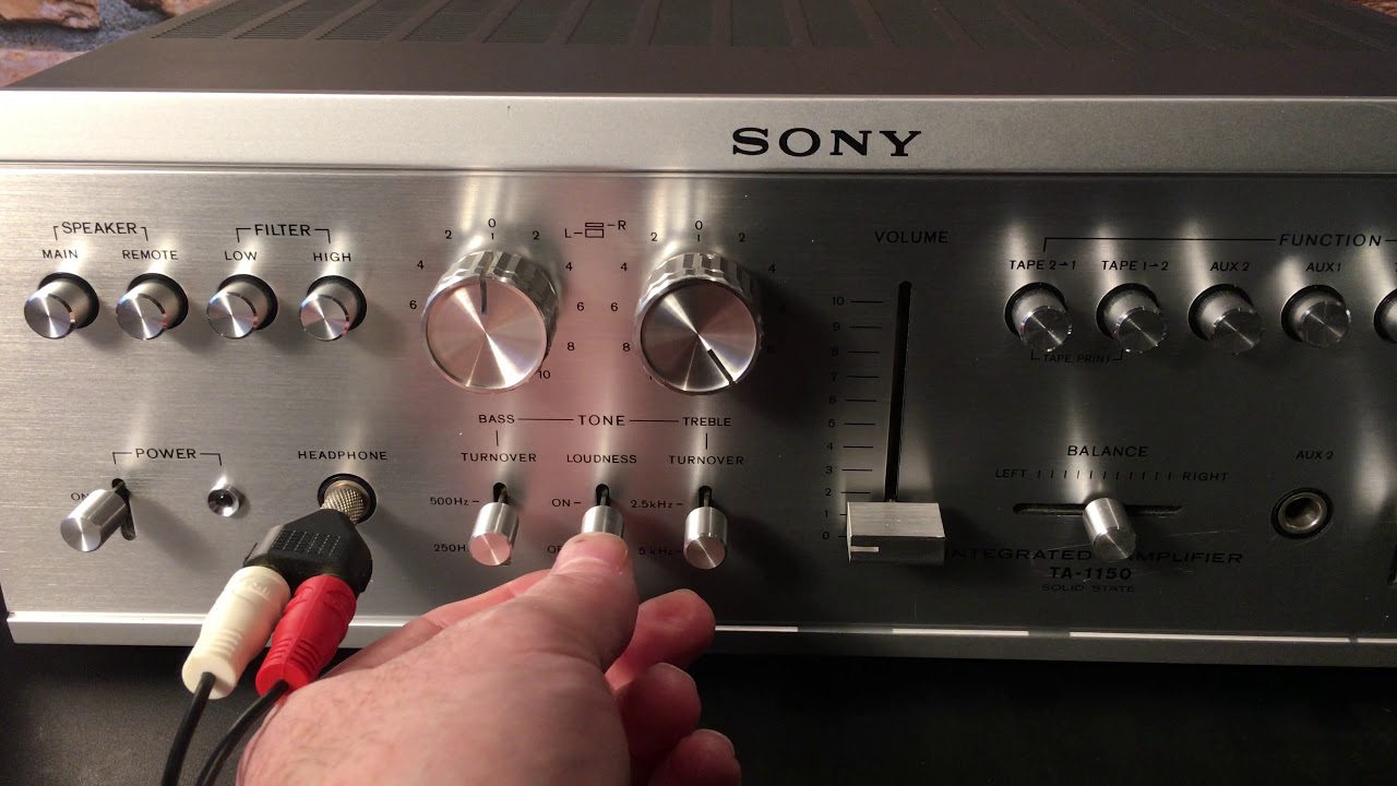 Sony TA-1150 Vintage Hi-Fi Amplifier - Quick HQ Direct Audio Test - Antony and the Johnsons.