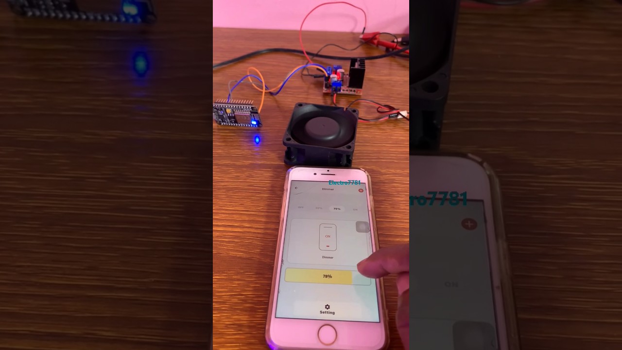 DC Fan Control with ESP32 and KME Smart 