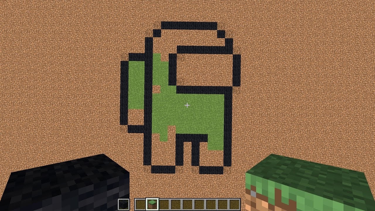 new method of drawing in minecraft