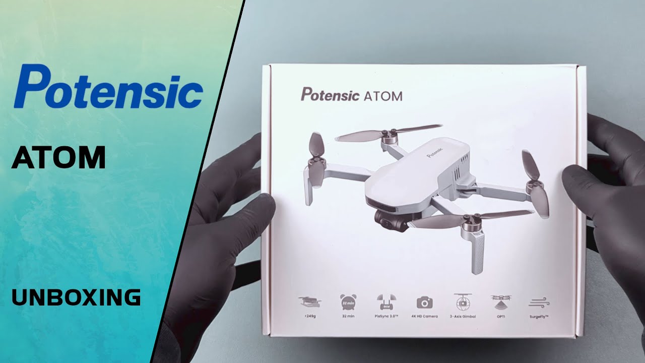 Potensic ATOM 4K (3-Axis Gimbal Version) - unboxing