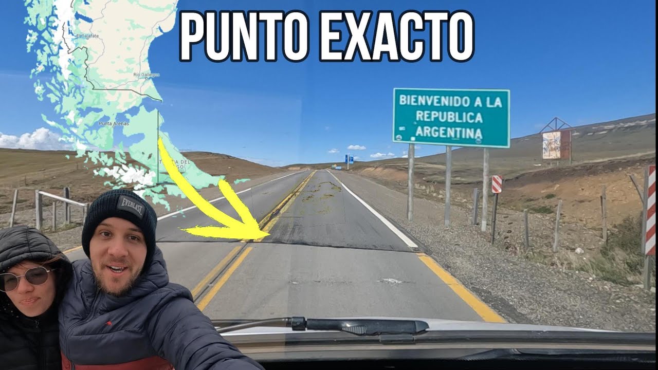 Como es la FRONTERA entre Argentina y Chile rumbo a Ushuaia