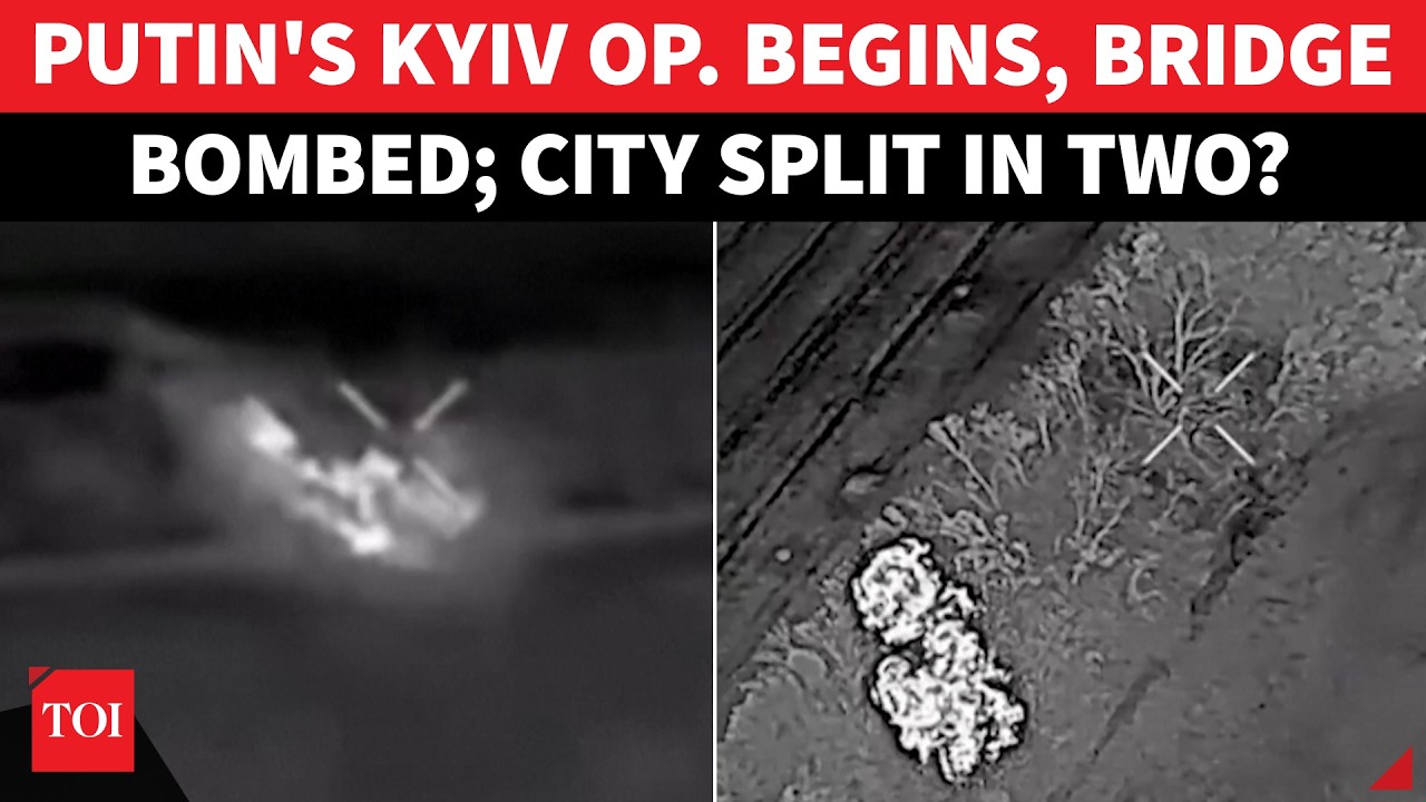 Kyiv Bridge BOMBED, City Cut In Two? DEADLY Russian Blitz Hits 100+ Sites Across Ukraine