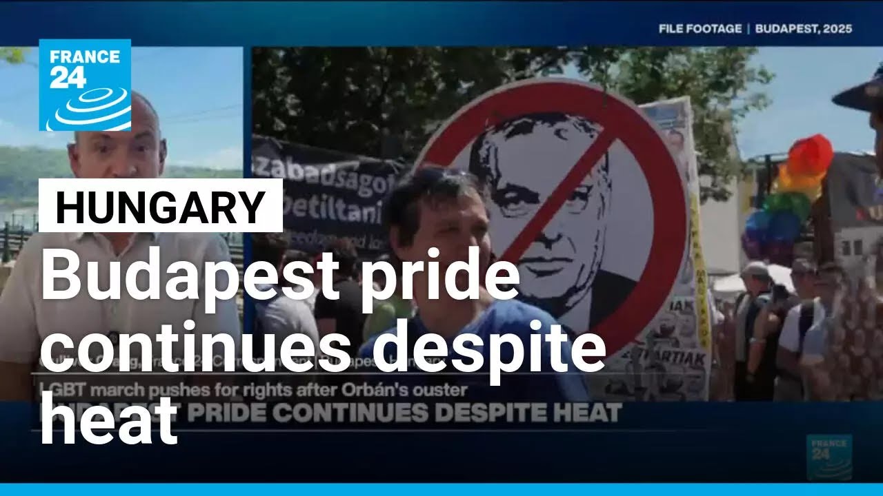 Budapest pride continues despite heat &bull; FRANCE 24 English