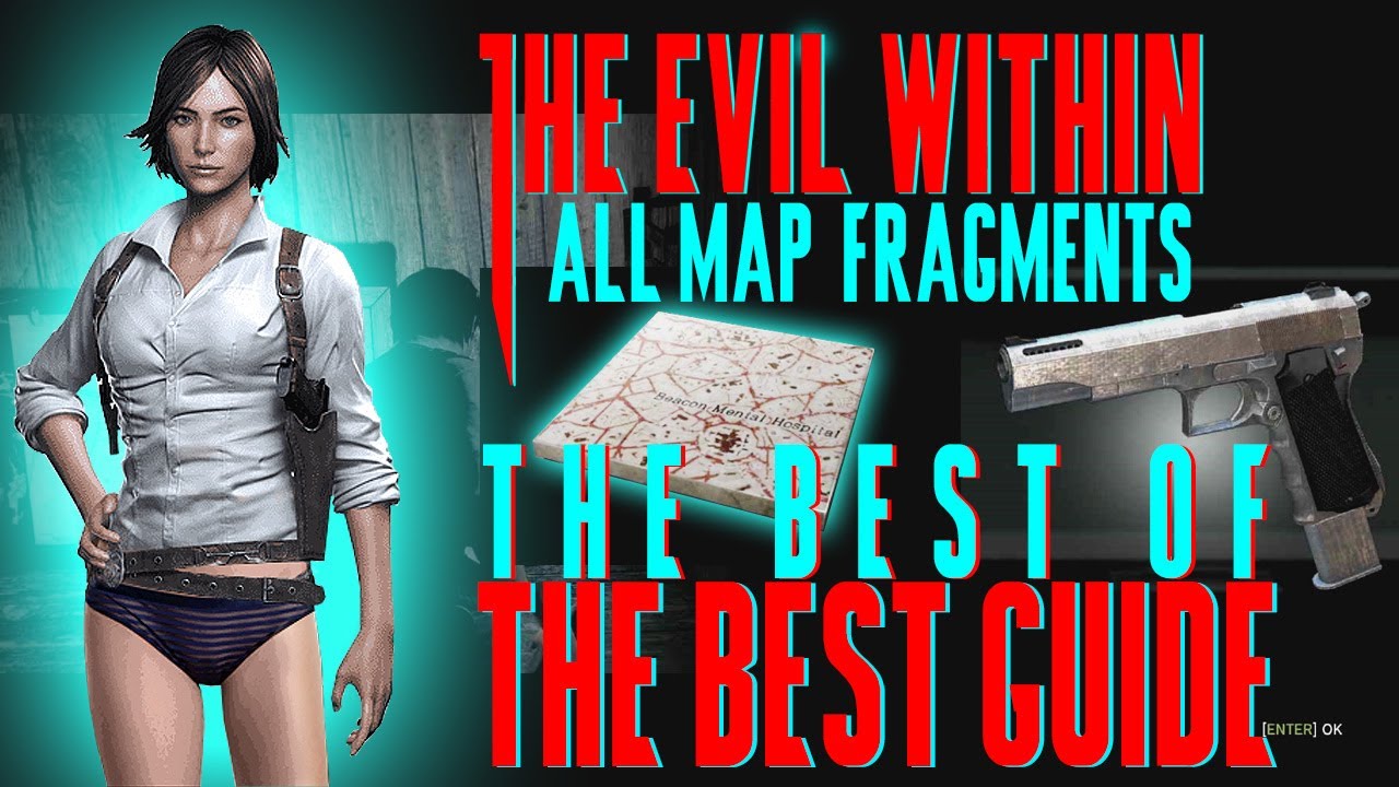 Evil Within | All 27 map fragments | Best guide ever | Demo bonus secret weapons | Unlock room Ch14