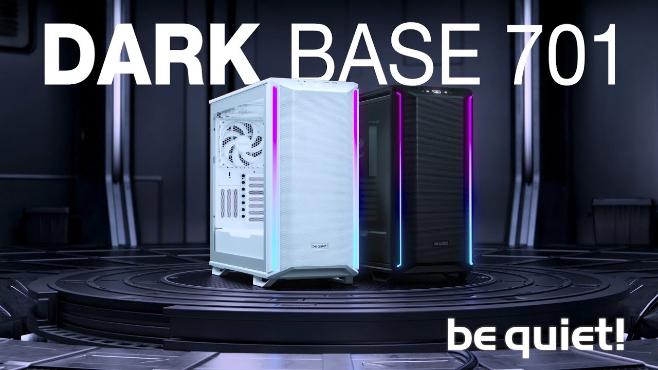 Dark Base 701 White | Maximum airflow and usability | be quiet!