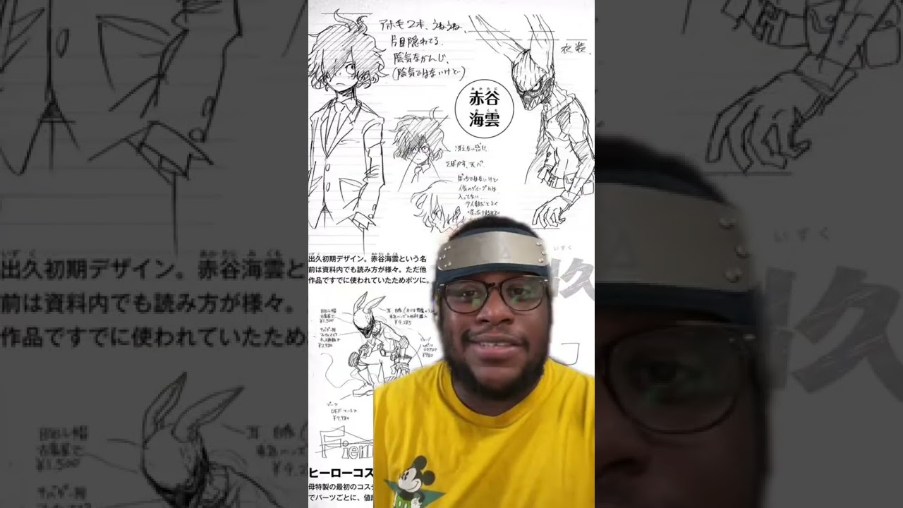 Deku&rsquo;s Original Design and Story is crazy #shorts