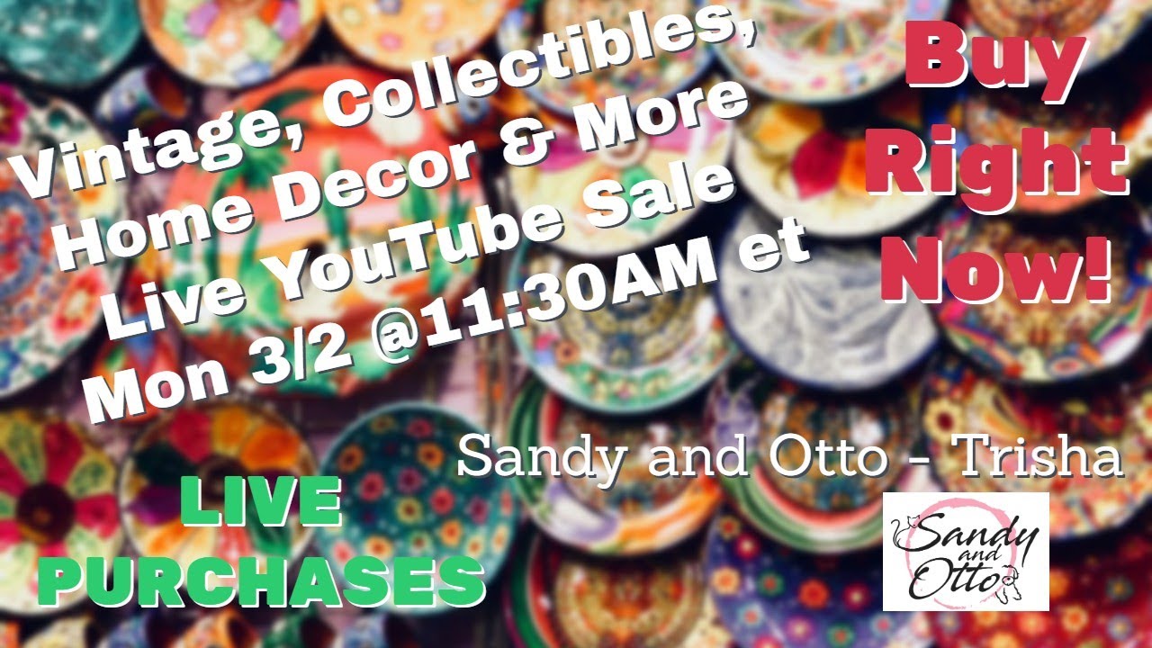 Could this Live Vintage Sale change your life? Tune in to find out | Mar 2 @11:30am et(8:30am)