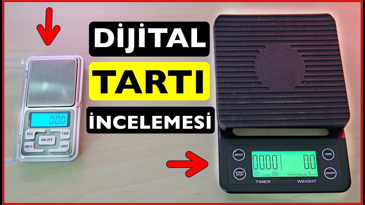 Hassas dijital kahve/mutfak tartı MS K07 ve Cep terazi incelemesi