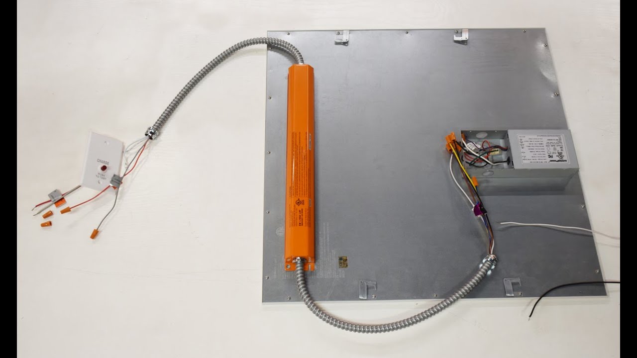 Installation of Emergency LED Driver for LED Luminaire with External Driver