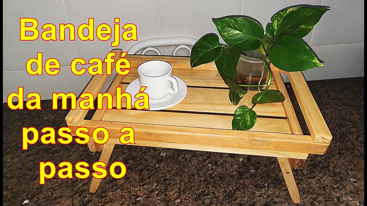 Fature alto Bandeja de café da manhã  passo a passo