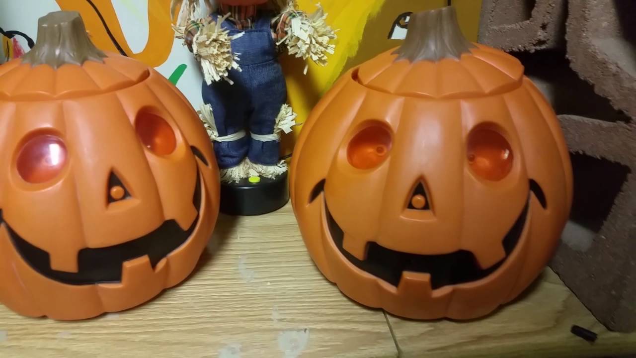 Halloween Animated Pumpkin Ghost