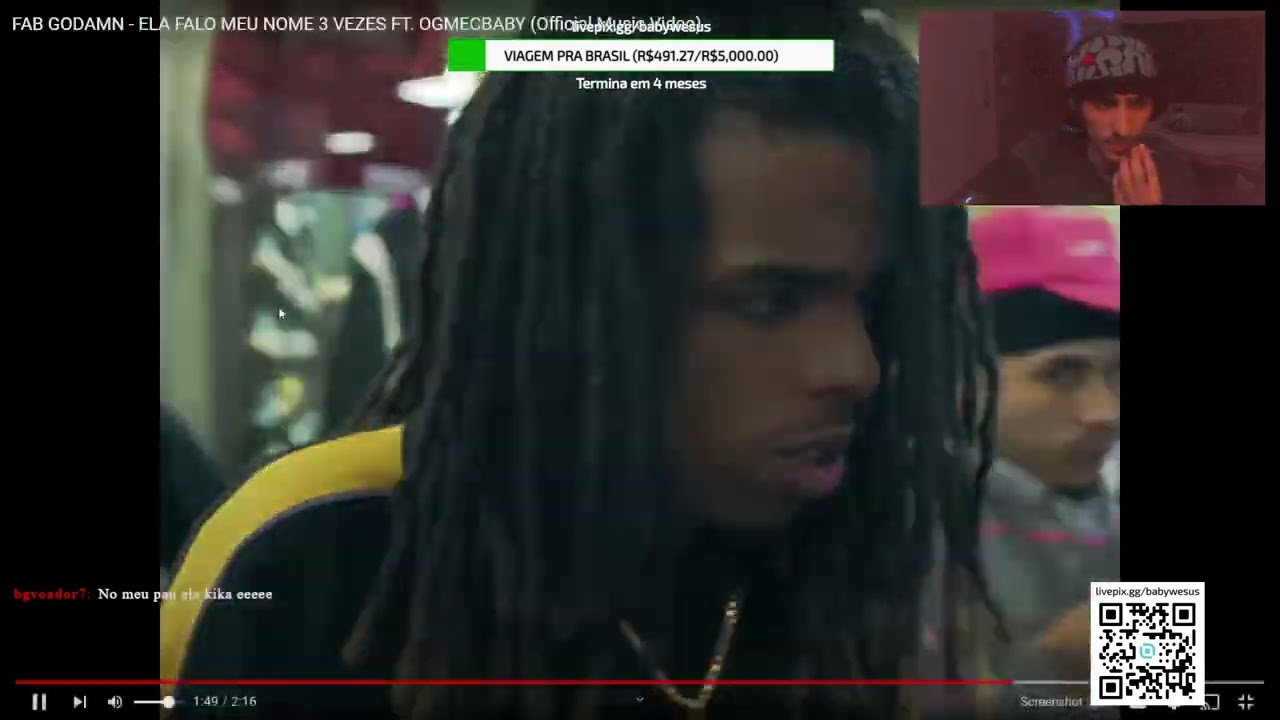 GRINGO DE BOSTA REACTS | @fabgodamn - ELA FALO MEU NOME 3 VEZES