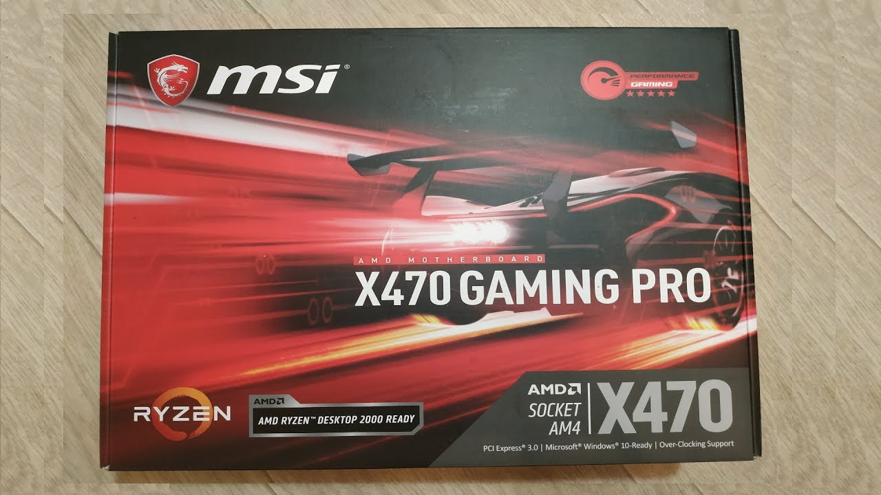 Материнская плата MSI X470 GAMING PRO. Анпакинг